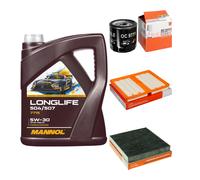 MAHLE Controllo Set 5L MANNOL LONGLIFE 504/507 5W-30 Per VW Golf VII 5G1