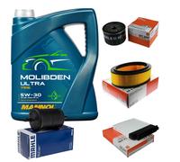 Mahle Controllo Set 5L mannol Molibden Ultra 5W-30 per Renault Logan i Combi