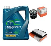 MAHLE Controllo Set 5L MANNOL MOLIBDENO ULTRA 5W-30 Per Suzuki Swift IV 1.2