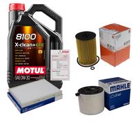 MAHLE Controllo Set 5L MOTUL 8100 X-CLEAN 0W-30 Per Audi A4 Avant 2.0 TDI 35