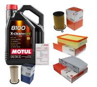 MAHLE Controllo Set 5L MOTUL 8100 X-CLEAN 0W-30 Per VW Golf VI Cabriolet 2.0