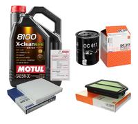 MAHLE Controllo Set 5L MOTUL 8100 X-CLEAN EFE 5W-30 Per Honda CR-V III