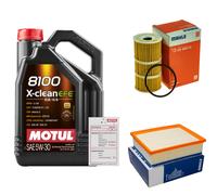 MAHLE Controllo Set 5L MOTUL 8100 X-CLEAN EFE 5W-30 Per Opel Vivaro Combi