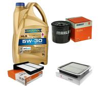 MAHLE Controllo Set 5L RAVENOL HLS 5W-30 per Subaru Forester 2.5 AWD