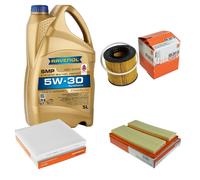 MAHLE Controllo Set 5L RAVENOL SMP 5W-30 per Seat Leon 1.4 TSi