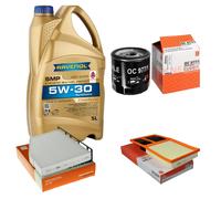 MAHLE Controllo Set 5L RAVENOL SMP 5W-30 per Seat Toledo III 1.4 16V