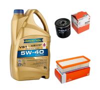 MAHLE Controllo Set 5L RAVENOL Turbo VST 5W-40 per Dacia Dokker Express