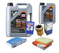 Mahle Controllo Set 6 L Additivo Liqui Moly Top . Tec 4210 0W-30 per Audi Tt 3.2