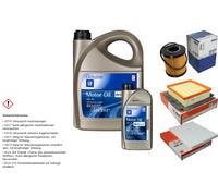Mahle Controllo Set 6 L GM olio motore dexos2 5W-30 per Opel Corsa Doppie 1.3