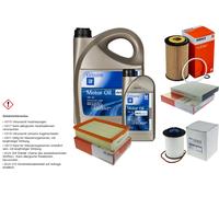 Mahle Controllo Set 6 L GM olio motore dexos2 5W-30 per Opel Mokka / Moca