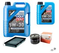 MAHLE Controllo Set 6 L LIQUI MOLY 5W-30 Per Nissan Qashqai +2 I 1.5 dCi