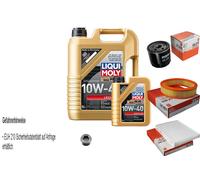 Mahle Controllo Set 6 L Liqui Moly Bassa Visciosità 10W-40 per Fiat Punto 1.2 60