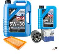 Mahle Controllo Set 6 L Liqui Moly da Molto Tempo 5W-30 per Mazda 2.2 Mzr-Cd
