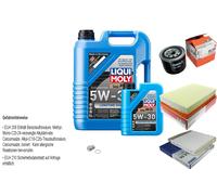 Mahle Controllo Set 6 L Liqui Moly da Molto Tempo 5W-30 per Volvo V70 Ho 2.4