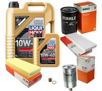 MAHLE Controllo Set 6 L Liqui Moly Leichtlauf 10W-40 Per Audi Coupe 2.3 20V