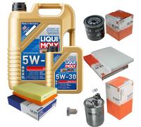 MAHLE Controllo Set 6 L Liqui Moly LONGLIFE III 5W-30 Per VW Polo 64 1.9 D