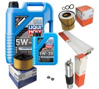 MAHLE Controllo Set 6 L Liqui Moly Longtime 5W-30 Per BMW 3er Compact 316 TI