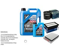 MAHLE Controllo Set 6 L Liqui Moly Longtime 5W-30 Per Hyundai I20 Active 1.0