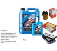 MAHLE Controllo Set 6 L Liqui Moly Longtime 5W-30 Per Mazda 2 1.4 MZR-CD