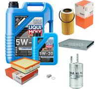 MAHLE Controllo Set 6 L Liqui Moly Longtime 5W-30 Per Volvo V40 Schrägheck