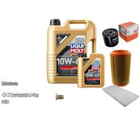 Mahle Controllo Set 6 L Liqui Moly Scorrevolezza 10W-40 per Fiat Barchetta 1.8