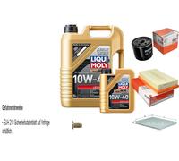 Mahle Controllo Set 6 L Liqui Moly Scorrevolezza 10W-40 per Fiat Stilo 1.8 16V