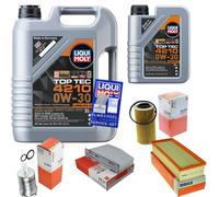 MAHLE Controllo Set 6 L Liqui Moly Top Tec 4210 0W-30 Per Audi A3 Sportback