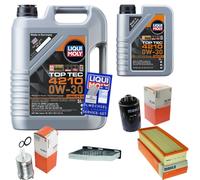 MAHLE Controllo Set 6 L Liqui Moly Top Tec 4210 0W-30 Per Audi A3 Sportback