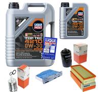MAHLE Controllo Set 6 L Liqui Moly Top Tec 4210 0W-30 Per Audi A3 Sportback