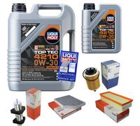 MAHLE Controllo Set 6 L Liqui Moly Top Tec 4210 0W-30 Per Audi A4 Avant 2.0