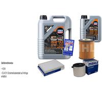 Mahle Controllo Set 6 L Liqui Moly Top Tec 4210 0W-30 per Audi Q5 40 Tdi