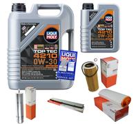 MAHLE Controllo Set 6 L Liqui Moly Top Tec 4210 0W-30 Per BMW 1 Serie 120d 118d