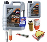 MAHLE Controllo Set 6 L Liqui Moly Top Tec 4210 0W-30 Per BMW 1Er 116D