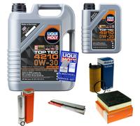 MAHLE Controllo Set 6 L Liqui Moly Top Tec 4210 0W-30 Per BMW 1Er 125D 3
