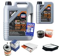 Mahle Controllo Set 6 L Liqui Moly Top Tec 4210 0W-30 per Suzuki Gran