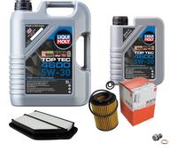 Mahle Controllo Set 6 L Liqui Moly Top Tec 4600 5W-30 per Honda Cr - V III