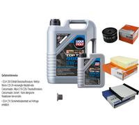 Mahle Controllo Set 6 L Liqui Moly Top Tec 4600 5W-30 per Renault Scénic II (