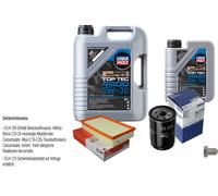 MAHLE Controllo Set 6 L Liqui Moly Top Tec 4600 5W-30 Per VW Corrado 1.8 G60