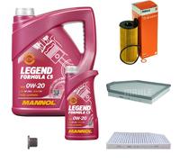 MAHLE Controllo Set 6 L MANNOL 0W-20 Legend Formula C5 Per BMW X4 xDrive20i