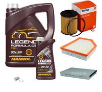 MAHLE Controllo Set 6 L MANNOL 0W-20 Legend Formula C5 Per Volvo V40