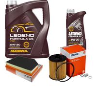 MAHLE Controllo Set 6 L MANNOL 0W-20 LEGEND Formula C5 Per Volvo XC60 D4 D3