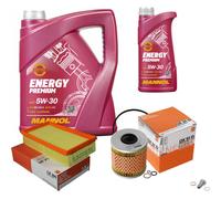 Mahle Controllo Set 6 L mannol 5W-30 Energy Premium per BMW Serie 3er