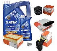 MAHLE Controllo Set 6 L MANNOL Classic 10W-40 Per Nissan Micra III 1.5 dCi