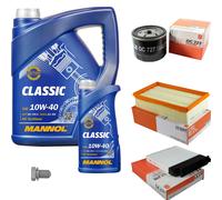 MAHLE Controllo Set 6 L MANNOL Classic 10W-40 Per Nissan Micra III 1.5 dCi