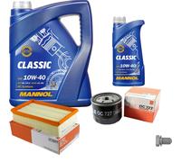 MAHLE Controllo Set 6 L MANNOL Classic 10W-40 Per Nissan Micra III 1.5 dCi