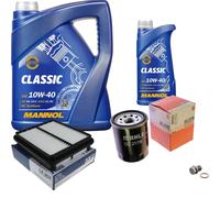 Mahle Controllo Set 6 L mannol Classic 10W-40 per Suzuki Grand Vitara Io