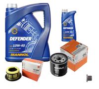 MAHLE Controllo Set 6 L MANNOL Defender 10W-40 Per Citroën 2 CV Acadiane