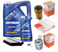 Mahle Controllo Set 6 L mannol Defender 10W-40 per Honda Cr-V II 2.2 Ctdi