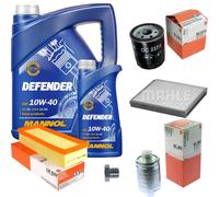 MAHLE Controllo Set 6 L MANNOL Defender 10W-40 Per MG Rover 25 1.4 16V 1.1