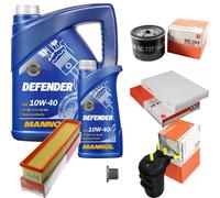 MAHLE Controllo Set 6 L MANNOL Defender 10W-40 Per Renault Kangoo 1.5 dCi